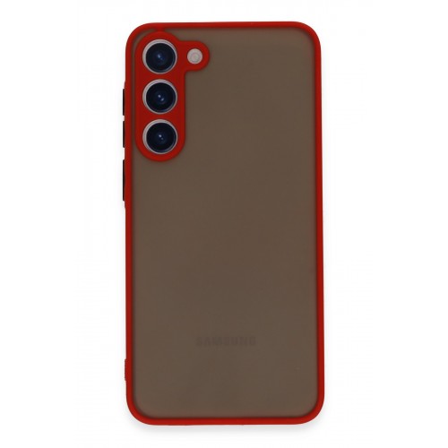 Newface Samsung Galaxy S23 Plus Kılıf Montreal Silikon Kapak - Kırmızı