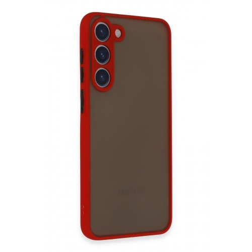Newface Samsung Galaxy S23 Plus Kılıf Montreal Silikon Kapak - Kırmızı Newface Samsung Galaxy S23 Plus Kılıf Montreal Silikon Kapak - Kırmızı