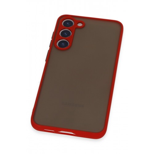 Newface Samsung Galaxy S23 Plus Kılıf Montreal Silikon Kapak - Kırmızı Newface Samsung Galaxy S23 Plus Kılıf Montreal Silikon Kapak - Kırmızı