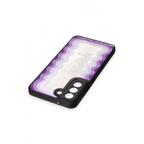 Newface Samsung Galaxy S21 FE Kılıf Mirror Desenli Kapak - Mirror - 5 Newface Samsung Galaxy S21 FE Kılıf Mirror Desenli Kapak - Mirror - 5