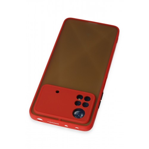 Newface Xiaomi Poco X4 Pro 5G Kılıf Montreal Silikon Kapak - Kırmızı Newface Xiaomi Poco X4 Pro 5G Kılıf Montreal Silikon Kapak - Kırmızı
