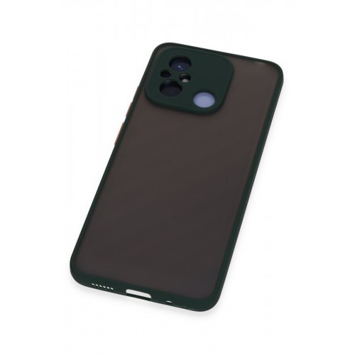 Newface Xiaomi Redmi 12C Kılıf Montreal Silikon Kapak - Yeşil Newface Xiaomi Redmi 12C Kılıf Montreal Silikon Kapak - Yeşil