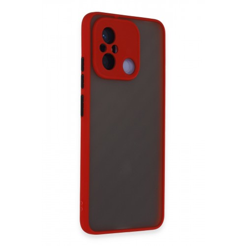 Newface Xiaomi Redmi 12C Kılıf Montreal Silikon Kapak - Kırmızı Newface Xiaomi Redmi 12C Kılıf Montreal Silikon Kapak - Kırmızı