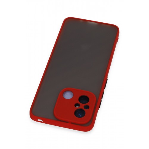 Newface Xiaomi Redmi 12C Kılıf Montreal Silikon Kapak - Kırmızı Newface Xiaomi Redmi 12C Kılıf Montreal Silikon Kapak - Kırmızı