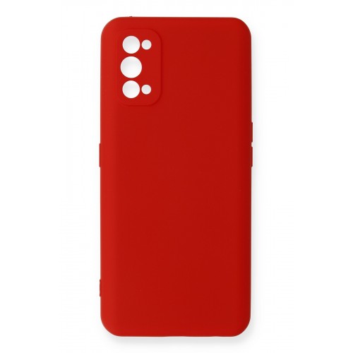 Newface Realme 7 Pro Kılıf Nano içi Kadife Silikon - Kırmızı Newface Realme 7 Pro Kılıf Nano içi Kadife Silikon - Kırmızı