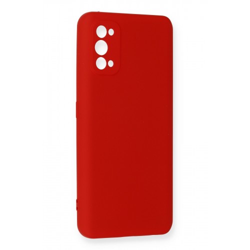 Newface Realme 7 Pro Kılıf Nano içi Kadife Silikon - Kırmızı Newface Realme 7 Pro Kılıf Nano içi Kadife Silikon - Kırmızı