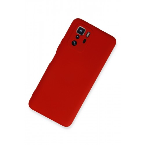 Newface Xiaomi Poco X3 GT Kılıf Nano içi Kadife Silikon - Kırmızı Newface Xiaomi Poco X3 GT Kılıf Nano içi Kadife Silikon - Kırmızı
