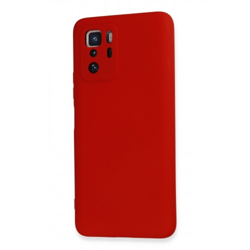 Newface Xiaomi Poco X3 GT Kılıf Nano içi Kadife Silikon - Kırmızı Newface Xiaomi Poco X3 GT Kılıf Nano içi Kadife Silikon - Kırmızı