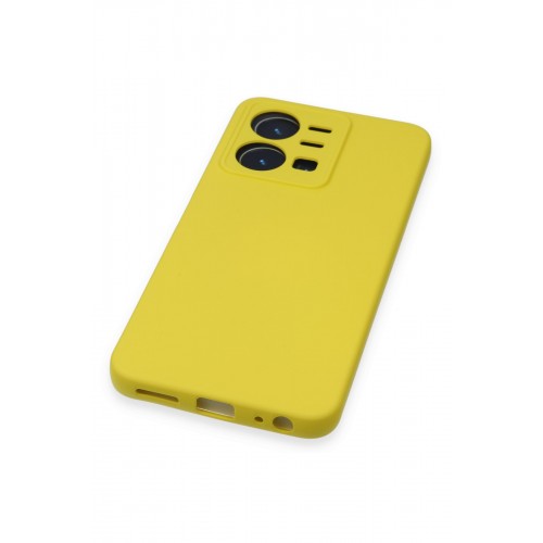 Newface Vivo Y22S Kılıf Nano içi Kadife Silikon - Sarı Newface Vivo Y22S Kılıf Nano içi Kadife Silikon - Sarı