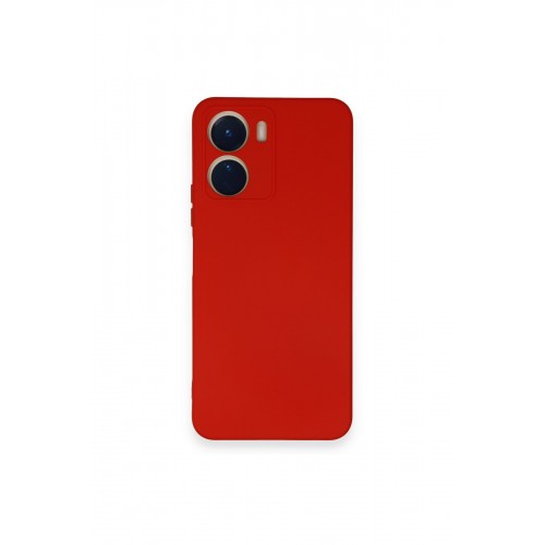 Newface Vivo Y16 Kılıf Nano içi Kadife Silikon - Kırmızı Newface Vivo Y16 Kılıf Nano içi Kadife Silikon - Kırmızı