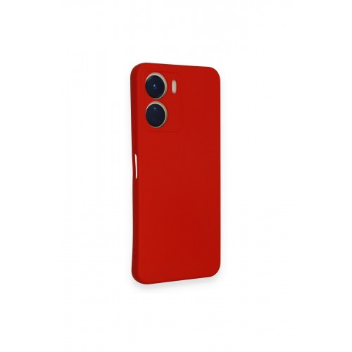 Newface Vivo Y16 Kılıf Nano içi Kadife Silikon - Kırmızı Newface Vivo Y16 Kılıf Nano içi Kadife Silikon - Kırmızı