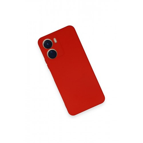 Newface Vivo Y16 Kılıf Nano içi Kadife Silikon - Kırmızı Newface Vivo Y16 Kılıf Nano içi Kadife Silikon - Kırmızı