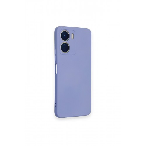 Newface Vivo Y16 Kılıf Nano içi Kadife Silikon - Lila Newface Vivo Y16 Kılıf Nano içi Kadife Silikon - Lila