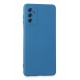 Newface Samsung Galaxy M52 5G Kılıf Nano içi Kadife Silikon - Mavi Newface Samsung Galaxy M52 5G Kılıf Nano içi Kadife Silikon - Mavi
