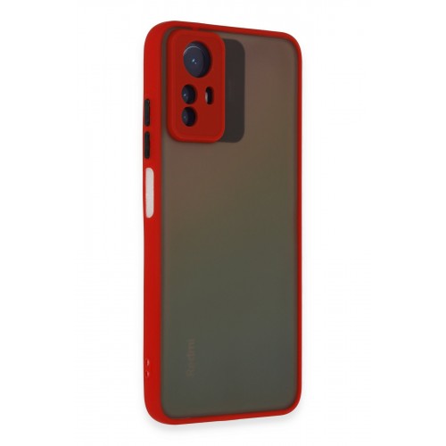 Newface Xiaomi Redmi Note 12S Kılıf Montreal Silikon Kapak - Kırmızı Newface Xiaomi Redmi Note 12S Kılıf Montreal Silikon Kapak - Kırmızı