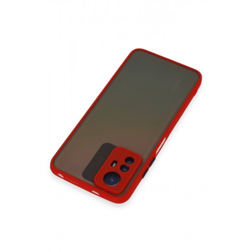 Newface Xiaomi Redmi Note 12S Kılıf Montreal Silikon Kapak - Kırmızı Newface Xiaomi Redmi Note 12S Kılıf Montreal Silikon Kapak - Kırmızı