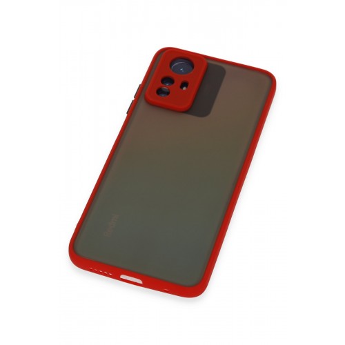 Newface Xiaomi Redmi Note 12S Kılıf Montreal Silikon Kapak - Kırmızı Newface Xiaomi Redmi Note 12S Kılıf Montreal Silikon Kapak - Kırmızı