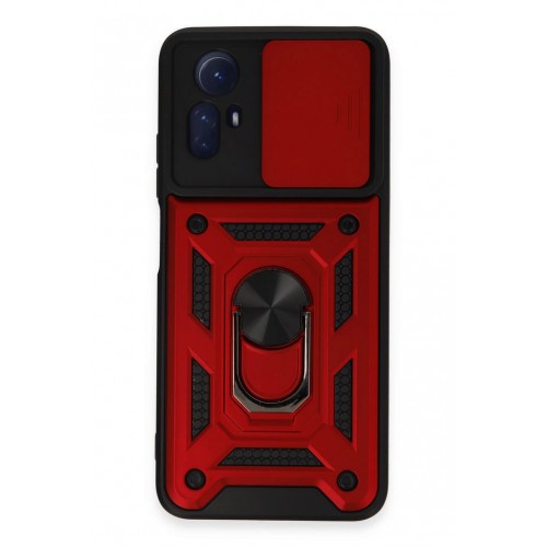 Newface Xiaomi Redmi Note 12S Kılıf Pars Lens Yüzüklü Silikon - Kırmızı Newface Xiaomi Redmi Note 12S Kılıf Pars Lens Yüzüklü Silikon - Kırmızı