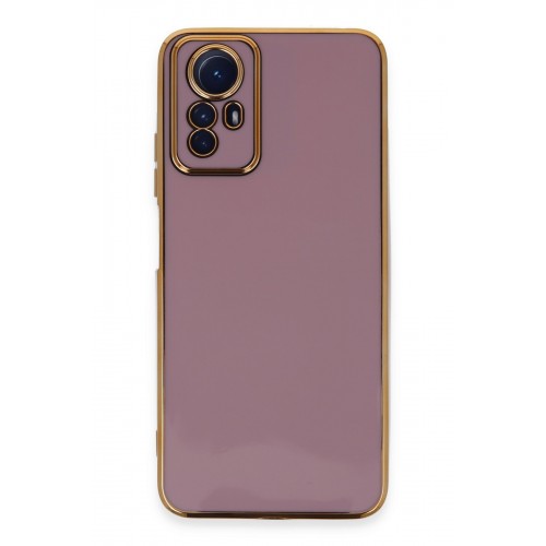 Newface Xiaomi Redmi Note 12S Kılıf Volet Silikon - Mor