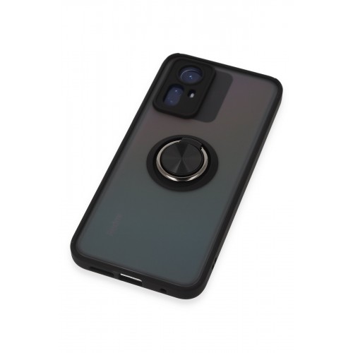 Newface Xiaomi Redmi Note 12S Kılıf Montreal Yüzüklü Silikon Kapak - Siyah Newface Xiaomi Redmi Note 12S Kılıf Montreal Yüzüklü Silikon Kapak - Siyah