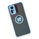 Newface Xiaomi Redmi Note 12S Kılıf Montreal Yüzüklü Silikon Kapak - Buz Mavi Newface Xiaomi Redmi Note 12S Kılıf Montreal Yüzüklü Silikon Kapak - Buz Mavi