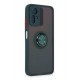 Newface Xiaomi Redmi Note 12S Kılıf Montreal Yüzüklü Silikon Kapak - Yeşil Newface Xiaomi Redmi Note 12S Kılıf Montreal Yüzüklü Silikon Kapak - Yeşil