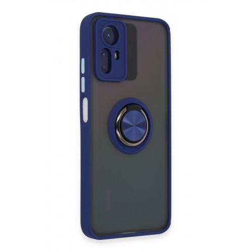 Newface Xiaomi Redmi Note 12S Kılıf Montreal Yüzüklü Silikon Kapak - Lacivert Newface Xiaomi Redmi Note 12S Kılıf Montreal Yüzüklü Silikon Kapak - Lacivert