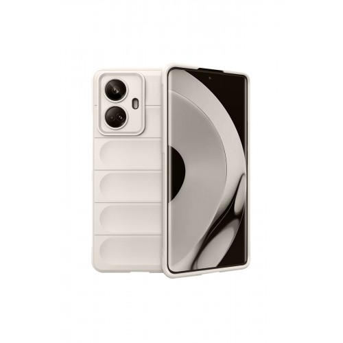 Newface Realme 10 Pro Plus 5G Kılıf Optimum Silikon - Krem Newface Realme 10 Pro Plus 5G Kılıf Optimum Silikon - Krem