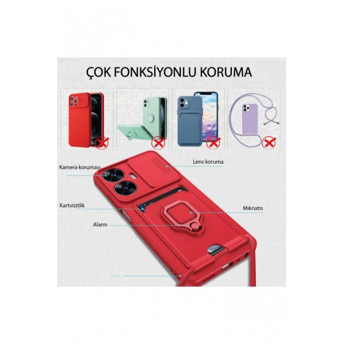 Newface Realme C55 Kılıf Zuma Kartvizitli Yüzüklü Silikon - Lacivert Newface Realme C55 Kılıf Zuma Kartvizitli Yüzüklü Silikon - Lacivert