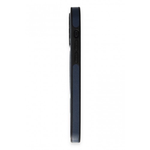 Newface iPhone 13 Pro Max Kılıf Ozzi Magsafe Deri Kapak - Lacivert Newface iPhone 13 Pro Max Kılıf Ozzi Magsafe Deri Kapak - Lacivert