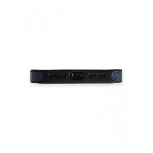 Newface iPhone 13 Pro Max Kılıf Ozzi Magsafe Deri Kapak - Lacivert Newface iPhone 13 Pro Max Kılıf Ozzi Magsafe Deri Kapak - Lacivert