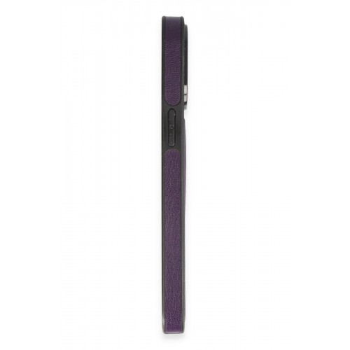 Newface iPhone 14 Pro Max Kılıf Ozzi Magsafe Deri Kapak - Derin Mor Newface iPhone 14 Pro Max Kılıf Ozzi Magsafe Deri Kapak - Derin Mor