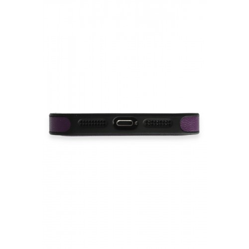 Newface iPhone 14 Pro Max Kılıf Ozzi Magsafe Deri Kapak - Derin Mor Newface iPhone 14 Pro Max Kılıf Ozzi Magsafe Deri Kapak - Derin Mor