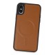 Newface iPhone XS Kılıf Ozzi Magsafe Deri Kapak - Taba Newface iPhone XS Kılıf Ozzi Magsafe Deri Kapak - Taba