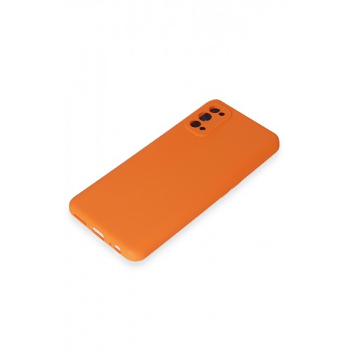 Newface Realme 7 Pro Kılıf Nano içi Kadife Silikon - Turuncu Newface Realme 7 Pro Kılıf Nano içi Kadife Silikon - Turuncu