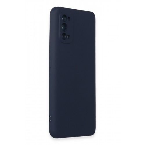 Newface Realme 7 Pro Kılıf Nano içi Kadife Silikon - Lacivert Newface Realme 7 Pro Kılıf Nano içi Kadife Silikon - Lacivert