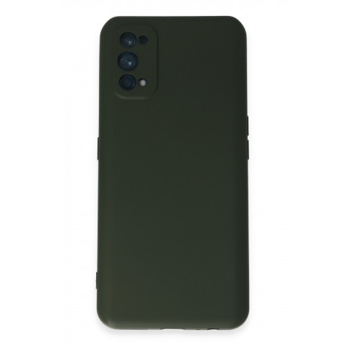 Newface Realme 7 Pro Kılıf Nano içi Kadife Silikon - Koyu Yeşil Newface Realme 7 Pro Kılıf Nano içi Kadife Silikon - Koyu Yeşil