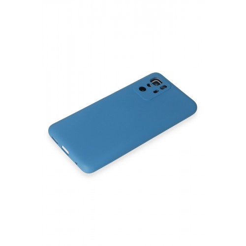 Newface Xiaomi Poco X3 GT Kılıf Nano içi Kadife Silikon - Mavi Newface Xiaomi Poco X3 GT Kılıf Nano içi Kadife Silikon - Mavi