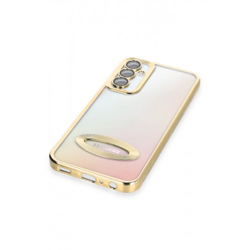 Newface Samsung Galaxy A14 4G Kılıf Slot Silikon - Gold Newface Samsung Galaxy A14 4G Kılıf Slot Silikon - Gold