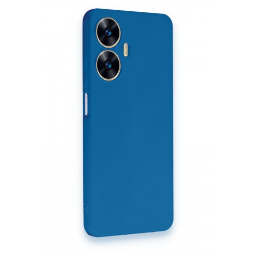 Newface Realme C55 Kılıf First Silikon - Mavi Newface Realme C55 Kılıf First Silikon - Mavi