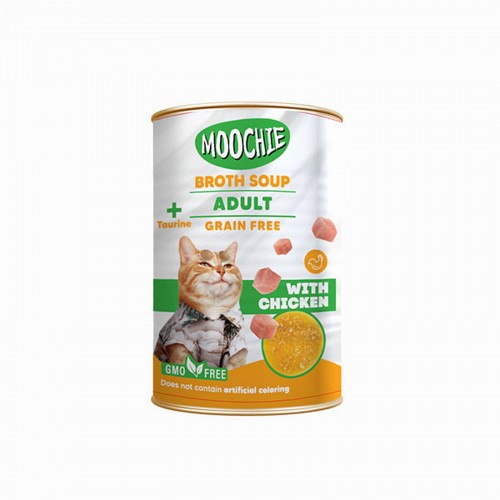 Moochie Et Suyu Çorba Tavuklu Yetişkin Kedi 135ML Moochie Et Suyu Çorba Tavuklu Yetişkin Kedi 135ML
