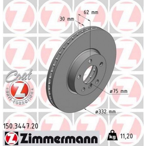FREN DISKI ON 332mm BMW E70 F15 E71 F16 FREN DISKI ON 332mm BMW E70 F15 E71 F16
