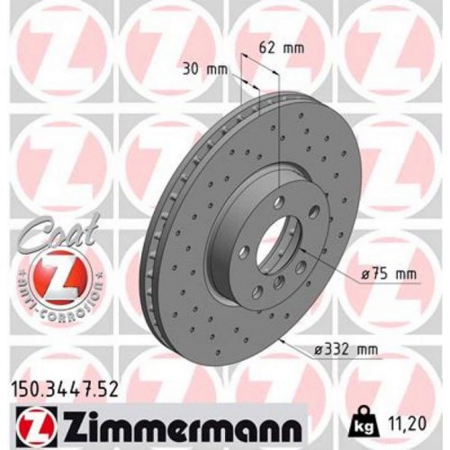 FREN DISKI ON 332mm BMW E70 F15 E71 F16 FREN DISKI ON 332mm BMW E70 F15 E71 F16