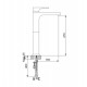 Newarc - Aqua Çanak Tipi Lavabo Bataryası - Beyaz - 941001W Newarc - Aqua Çanak Tipi Lavabo Bataryası - Beyaz - 941001W