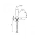 Newarc - Golden Lavabo Bataryası - 951522 Newarc - Golden Lavabo Bataryası - 951522