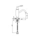 Newarc - Golden Lavabo Bataryası Altın - 951521 Newarc - Golden Lavabo Bataryası Altın - 951521