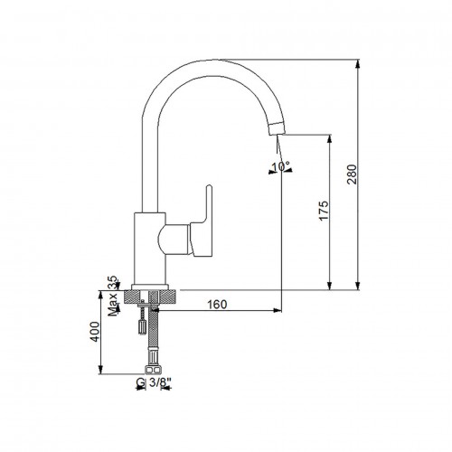 Newarc - Premium Dönerli Lavabo Bataryası - 832581 Newarc - Premium Dönerli Lavabo Bataryası - 832581