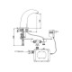 Newarc - Elite Fotoselli Lavabo Bataryası - 510523 Newarc - Elite Fotoselli Lavabo Bataryası - 510523