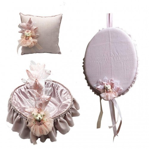 ZERO LAND - Baby Shower Ayıcıklı Bebek Oda Seti 3 Parça Pembe ZERO LAND - Baby Shower Ayıcıklı Bebek Oda Seti 3 Parça Pembe