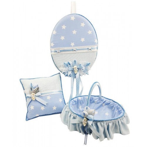 ZERO LAND - Baby Shower Ayıcıklı Yıldız Desenli Bebek Oda Seti 3 Parça Mavi ZERO LAND - Baby Shower Ayıcıklı Yıldız Desenli Bebek Oda Seti 3 Parça Mavi